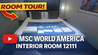 MSC World America Interior Room Tour | Cabin 12111 Full Walkthrough