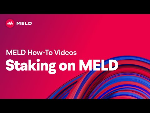 How to Stake on the MELD Blockchain