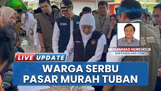 Antusiasme Agenda Pasar Murah di Tuban, Ratusan Warga Rela Berjubel Serbu Bahan Pokok Murah