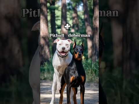 Pitbull + Doberman Mix🔥🔥 #dog #mix #pitbull #doberman
