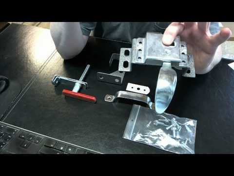 JL Industries RHGIZ-A382 Latch Interior and Exterior with Hardware