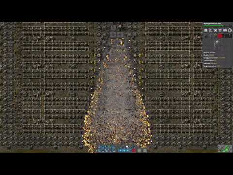 Factorio 96 nuclear reactor chain reaction