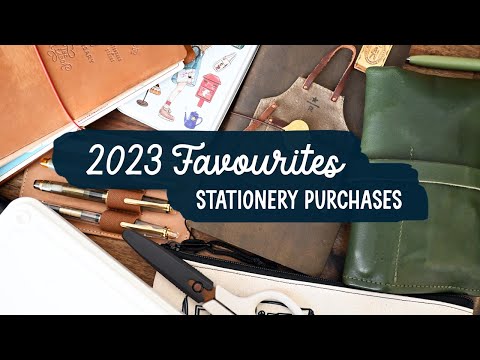 Stationery Favourites 2023 | Journaling Supplies | Hobonichi Weeks | Traveler's Company