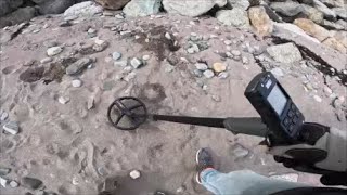 Beach Metal Detecting New Hampshire with the XP DEUS II