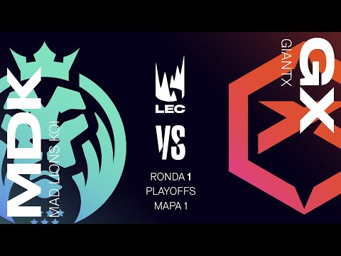 MAD LIONS KOI VS GIANTX - MAPA 1 - SEMANA 5 - LEC 2024 - WINTER SPLIT - LEAGUE OF LEGENDS