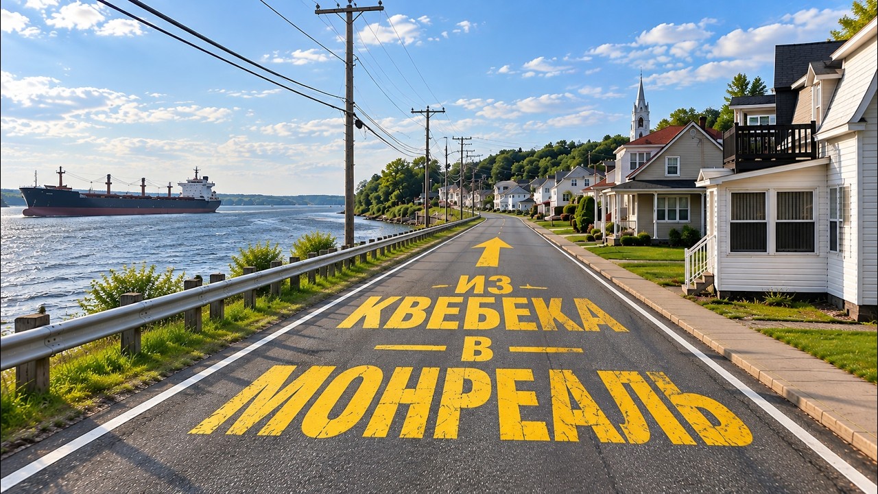 На машине из Квебека в Монреаль | путешествие по канадской глубинке
