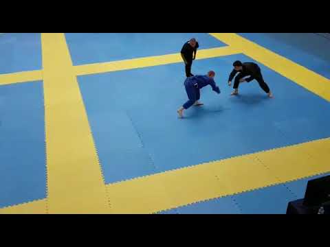 Callum Hanman quarter finals IBJJF German Nationals 2018