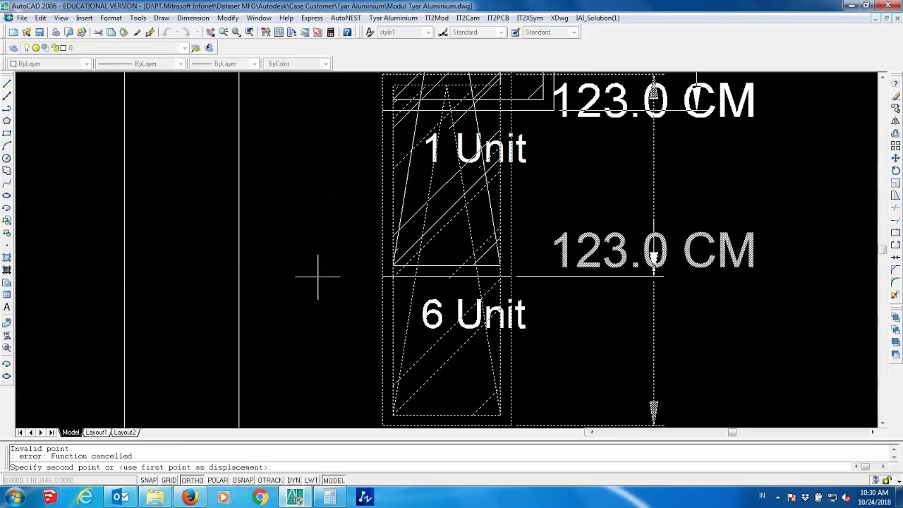 CAD Drawing - Custom program Autolisp - 2