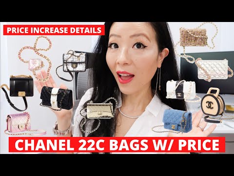 Chanel 22C Cruise 2022 Bags Collection And Price Increase | Chanel 22c bags with price details