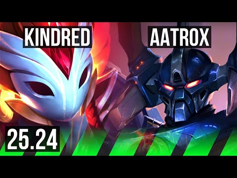 KINDRED vs AATROX (JGL) | Good KDA: 14/2/10 | KR Grandmaster | 25.24