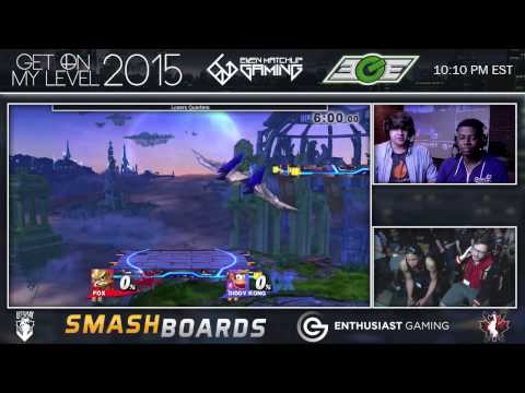 GOML 2015 - EGE | Chrim Foish (Diddy) vs LoF NAKAT (Fox) - Wii U Singles Losers Quarters