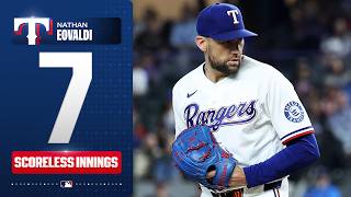 Nathan Eovaldi twirls a GEM against the Yankees! ???? (7 Ks in 7 scoreless innings for the Rangers! ????)