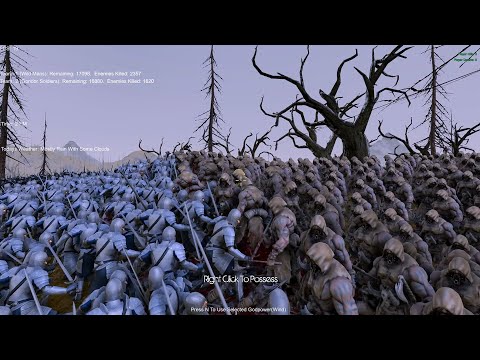 20000 GONDOR SOLDIERS VS 19000 WILD MANS - Ultimate Epic Battle Simulator 2 UEBS2