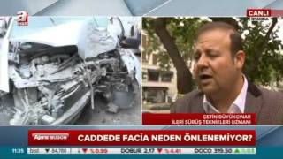 Ahaber Çetin Büyükçınar Bağdat Caddesi Kazası ile İlgili Canlı Yayın
