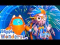 Blippi Learns Fireworks Safety With Penny Blippi Wonders Moonbug Kids Learning Corner