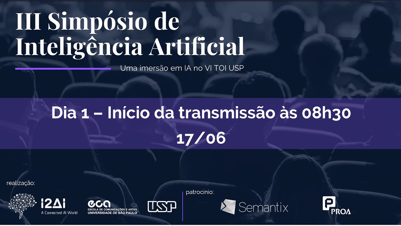 III Simpósio de Inteligência Artificial - Dia 1