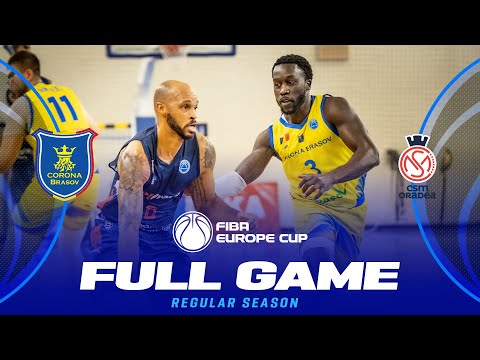 CSM Corona Brasov v CSM CSU Raiffeisen Oradea | Full Basketball Game | FIBA Europe Cup 2025-26
