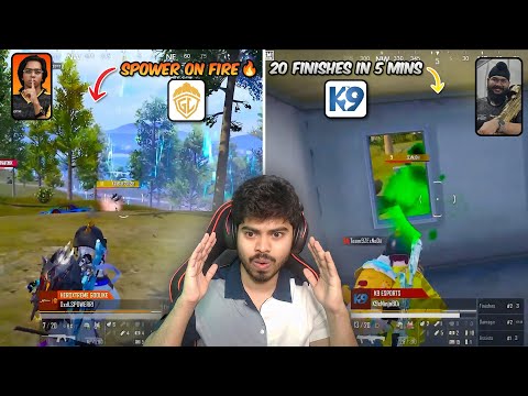 SPOWER ON FIRE 🔥 | K9 20 FINISHES in JUST 5 MINS💀 | PART 1