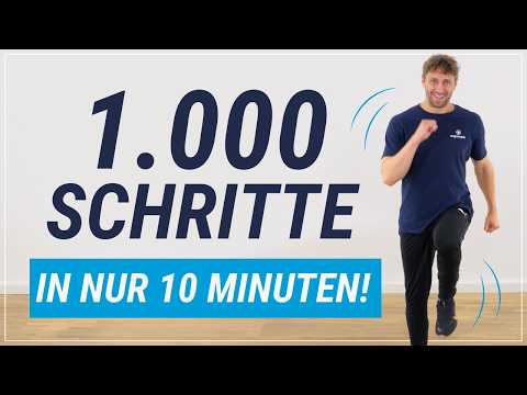 1000 Schritte in 10 Minuten – Kalorienkiller HIIT Workout!