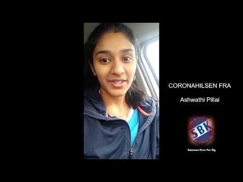 Coronahilsen fra Ashwathi Pillai
