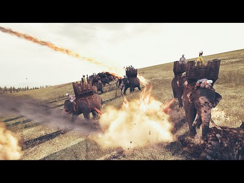 Can 150 Catapults stop 1500 Elephants? Watch the video to find out. | Total War Attila