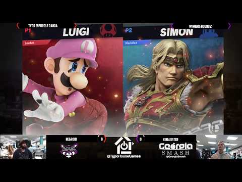 Panda Smash Monday 10/21/19 - KingJester(Luigi) VS Nandez(Simon/Joker)-  W. Round 2