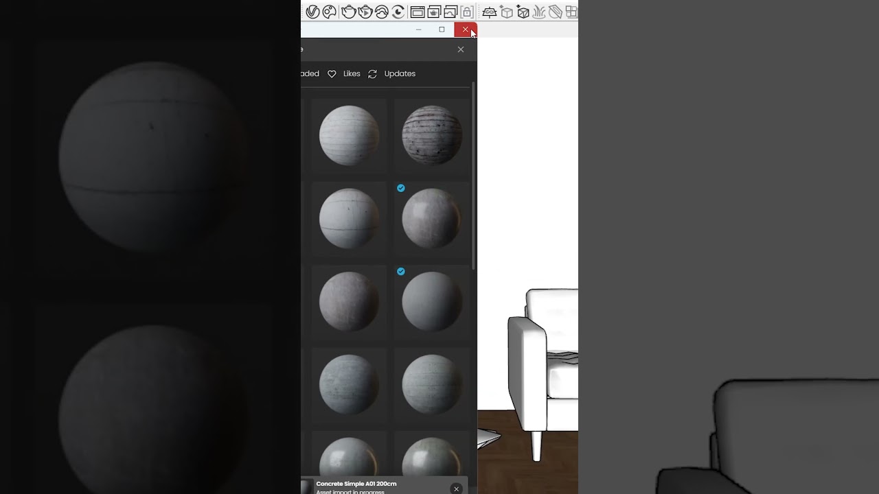 Render enmesh patterns on V-Ray GPU in SketchUp
