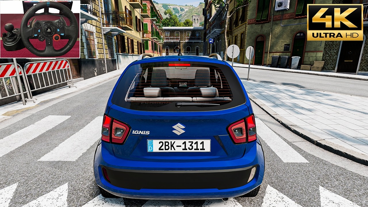 BeamNG.drive Suzuki Ignis 2023 | Realistic Driving & Crash Physics (G29)