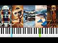 Top 5 Italian Brainrot Meme Background Music Piano Tutorial