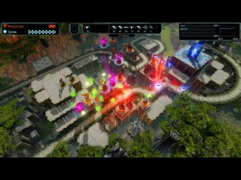 Defense Grid 2 - Mission 7 - Split Decision - Super Grinder - Normal - Gold