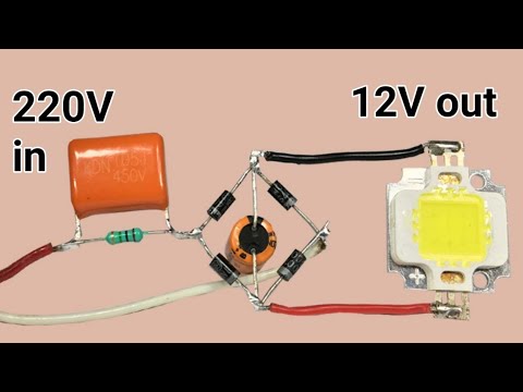 【How to】 Convert 220 Volts To 12 Volts Without Transformer
