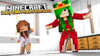 Minecraft Little Kelly : BABY ELLIE PRANKS RAMONA!