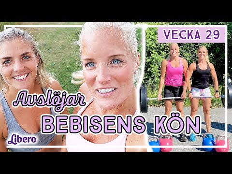 Första tiden & GENDER REVEAL! - Louise & Lina vecka 29