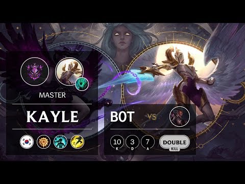 Kayle Bot vs Lucian - KR Master Patch 9.15