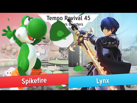Tempo Revival 45 - Spikefire (Yoshi) Vs. Lynx (Incineroar, Byleth) - Winners Quarters - SSBU