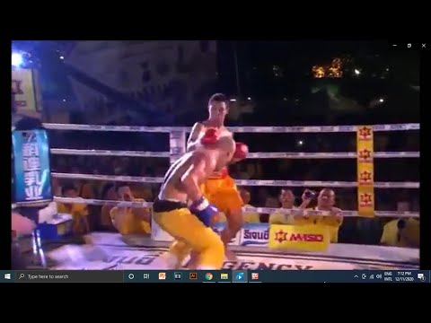 YI LONG SHAOLIN (CH)  VS PETTONG LEAMTANAWAT KICK BOXING MUAY THAI  มวยไทย