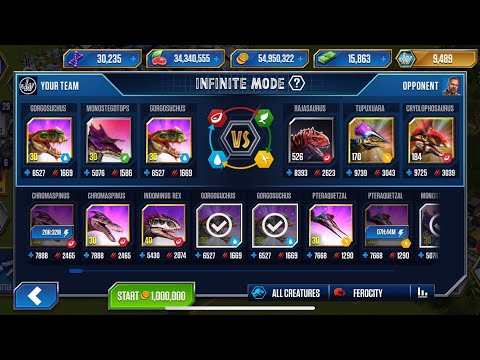 Battle Stage Infinite in Jurassic World: The Game (Ep12)