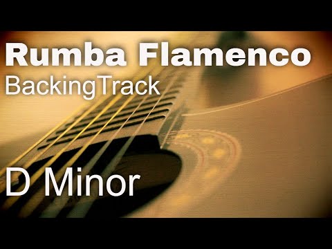 Cool Rhythms in D Minor - Flamenco Rumba Guitar Backing Track Play Along