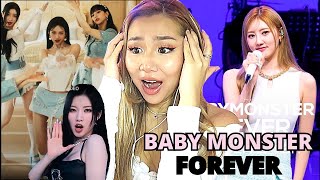 BABY MONSTER 'FOREVER' 💙 M/V, DANCE PERFORMANCE & LIVE | REACTION/REVIEW