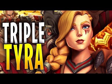 RIDICULOUS RECOVERY, TRIPLE TYRA! | Paladins Gameplay