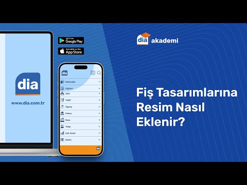 DİA'da Fiş Tasarımlarına Resim Nasıl Eklenir?