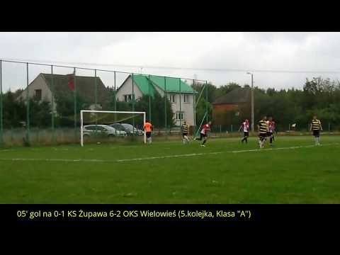 KS Żupawa - OKS Wielowieś (gol na 0-1 dla Wielowsi) Klasa "A" 03.09.2017