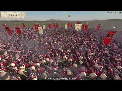 A Spartan Hoplite Box vs. Massed Praetorian Cavalry in Rome: Total War