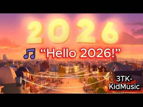🎵 “Hello 2026!” 🎈 1Hours |  Nursery Rhymes & Kids Songs | 3TK-KidMusic