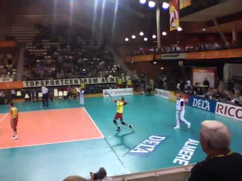 Bekerfinale Draisma Dynamo vs. Langhenkel Volley laatste punten