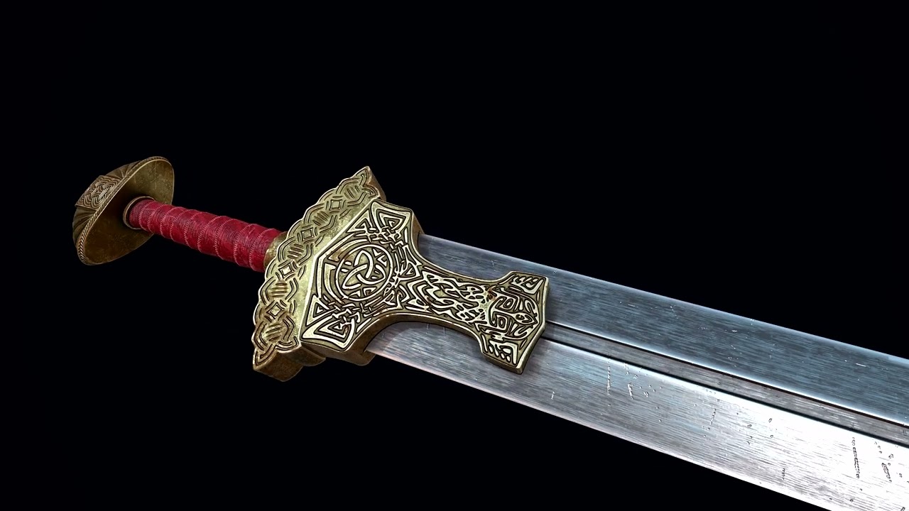 The Viking Age Sword 3D Model