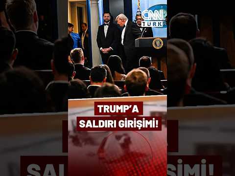 ABD'de Sıcak Gece! Beyaz Saray'da Silahlar Konuştu: Trump'ın Yemeğinde Silahlı Saldırı