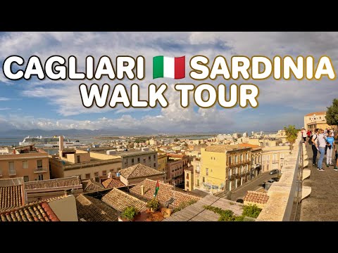 Cagliari Walking Tour 2025 | Capital of Sardinia, Italy