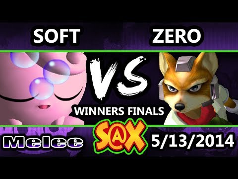 S@X Weekly - SS | Soft (Fox) Vs. CT | Zero (Green) SSBM Winner Finals - Melee
