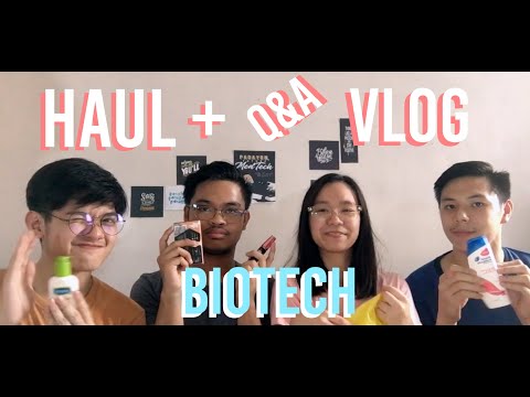 VLOG #3 BIOTECHNOLOGY HAUL with Q&A